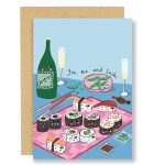 You. Me. and Sushi Friendship Card