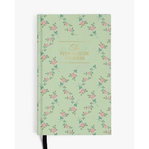 Five Minute Journal Green Floral