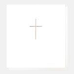 Silver Cross Religion Card