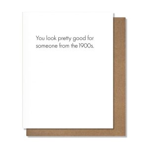 1900's Birthday Greeting Card