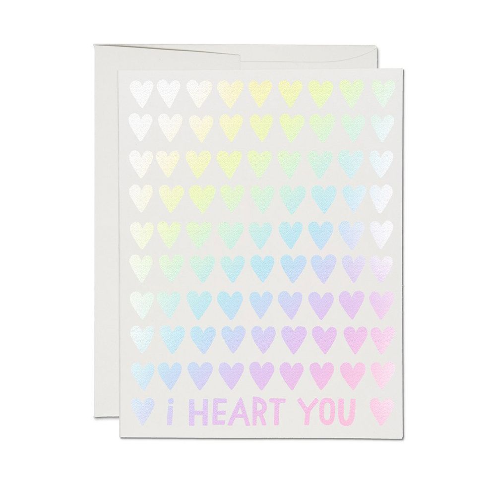 Lots of Hearts Love Card