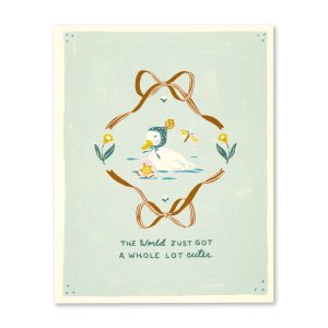 Whole Lot Cuter Duckling Baby Card