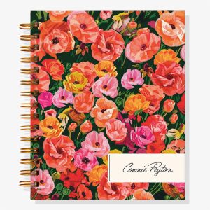 12-Month Poppies Custom Planner