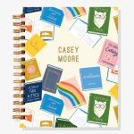 12-Month Book Cover Custom Planner