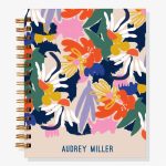 12-Month Abstract Floral Custom Planner