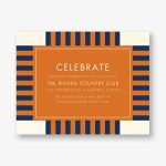 Striped Geo Bar Mitzvah Information