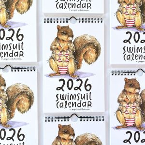 2026 Swimsuit Calendar by Paper Wilderness