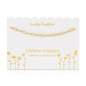 Charm Garden - PaperClip Chain- Gold