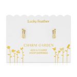 Charm Garden - Hoop Earrings- Gold