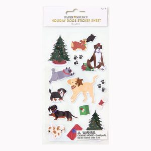 Holiday Dogs Sticker Sheet