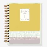 12-Month Minimal Marks Curry Custom Planner