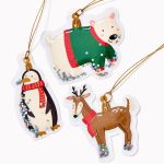 Christmas Critter Shaker Hang Tags