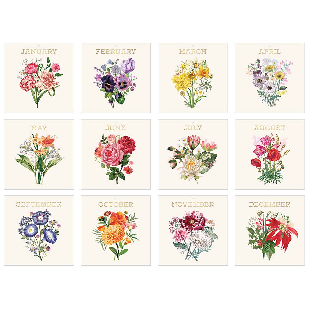 2026 Vintage Floral Wall Calendar - Exclusive - Image 6
