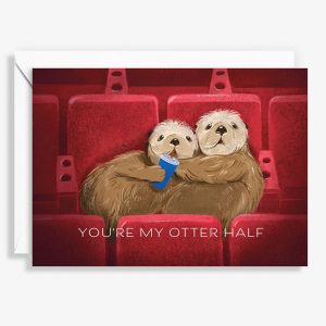 Otter Half Love Card
