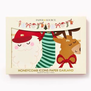 Honeycomb Icons Paper Banner