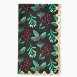 Winter Botanical Guest Napkins