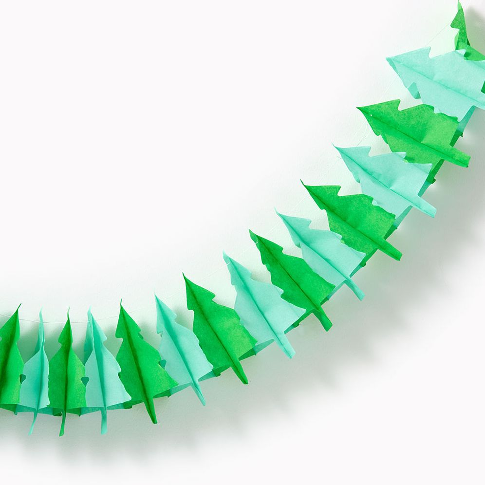 Green Tree Paper Banner - Image 2