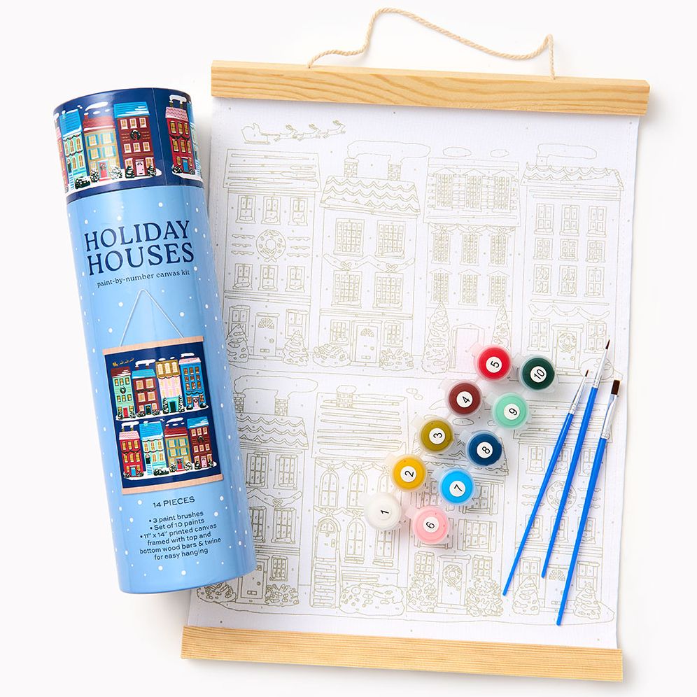 Holiday Village 11x14 Paint by Number Kit - Image 2