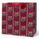Mistletoe Stripes Large Gift Bag