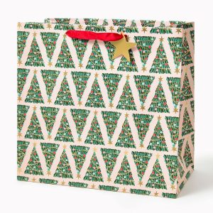 Festive Trees Large Gift Bag
