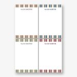 Pinstripe Personalized Notepad Set