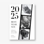 Best Year Filmstrip New Years Photo Card