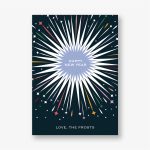 Vibrant Firework Holiday Card