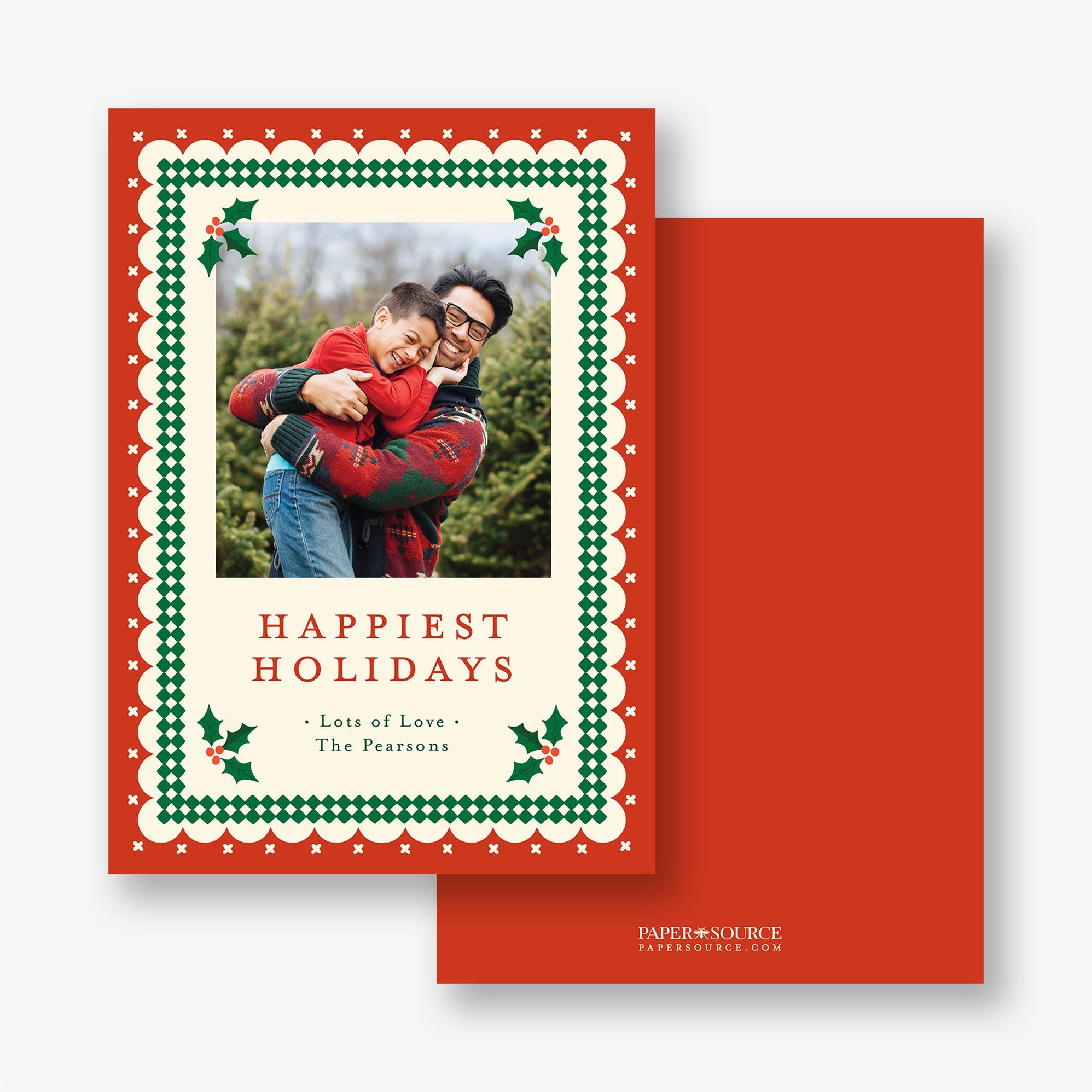 Ric Rac Holly Holiday Photo Card - Image 3