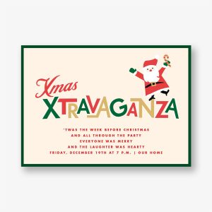 Xmas Xtravaganza Holiday Party Invitation
