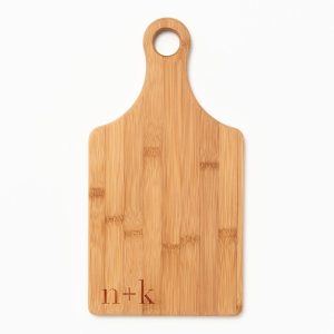 Initials Paddle Cutting Board