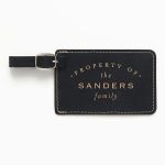 Property Of Black Luggage Tag