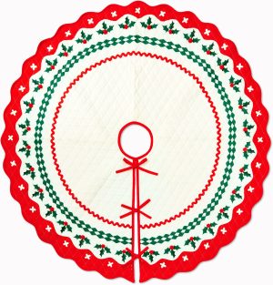 Quilted Vintage Chic Tree Skirt