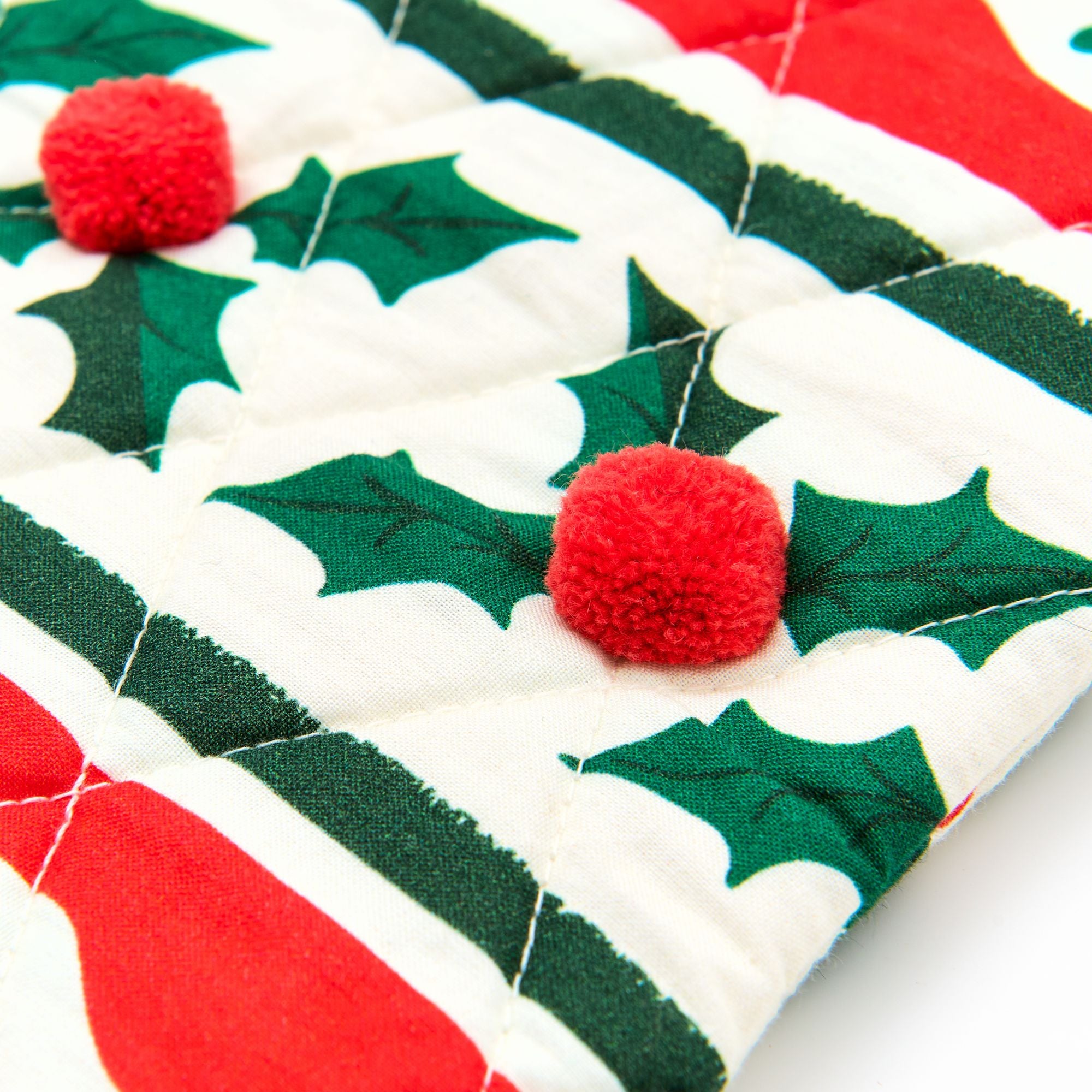 Quilted Vintage Chic Stocking - Image 2