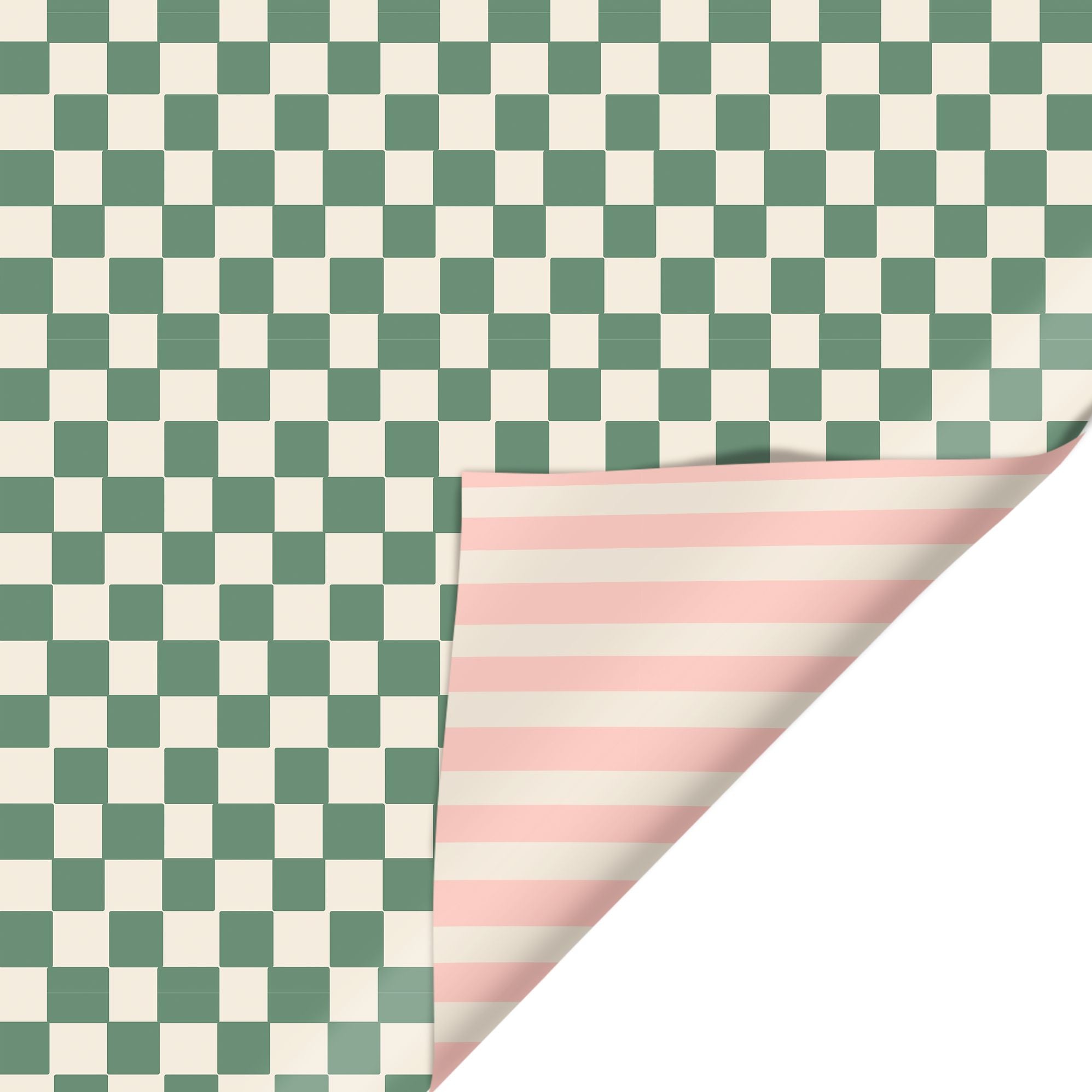 Checker Stripe Reversible Roll Wrap - Image 2