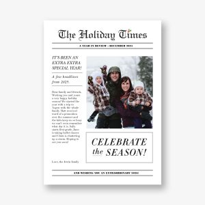 Holiday Times Photo Card