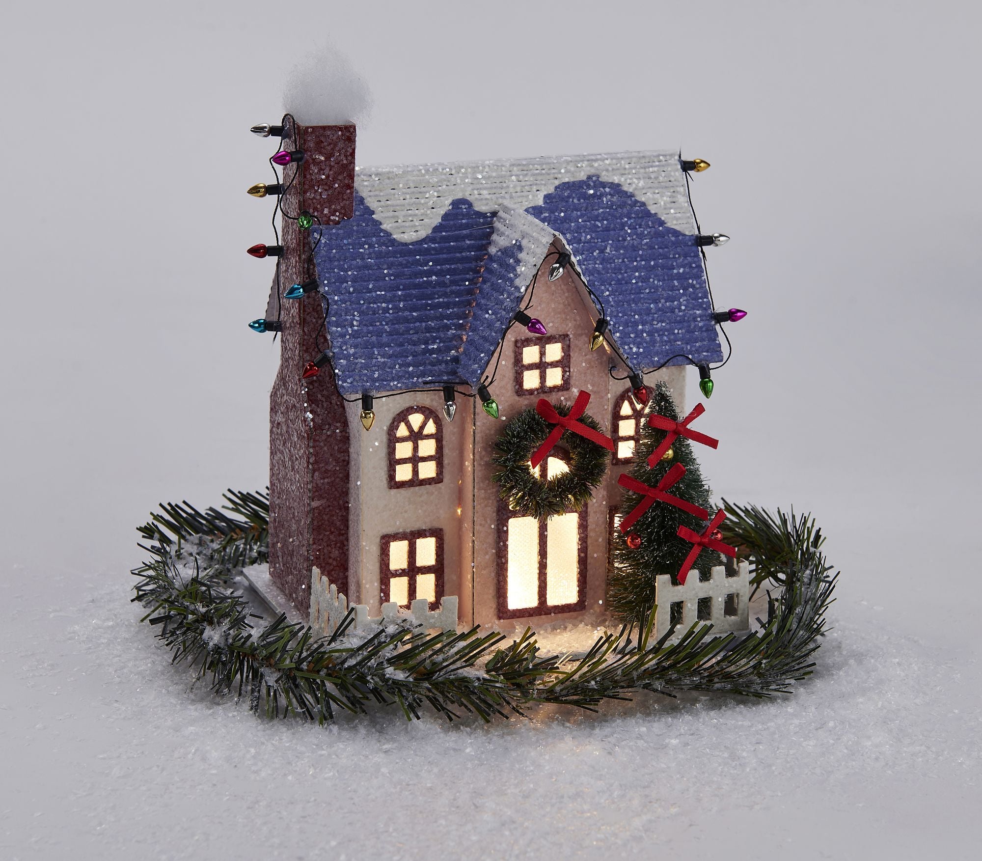 Winter Putz House & Accessory Kit - Image 4