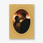 Adorned Pendant Frame Holiday Photo Card