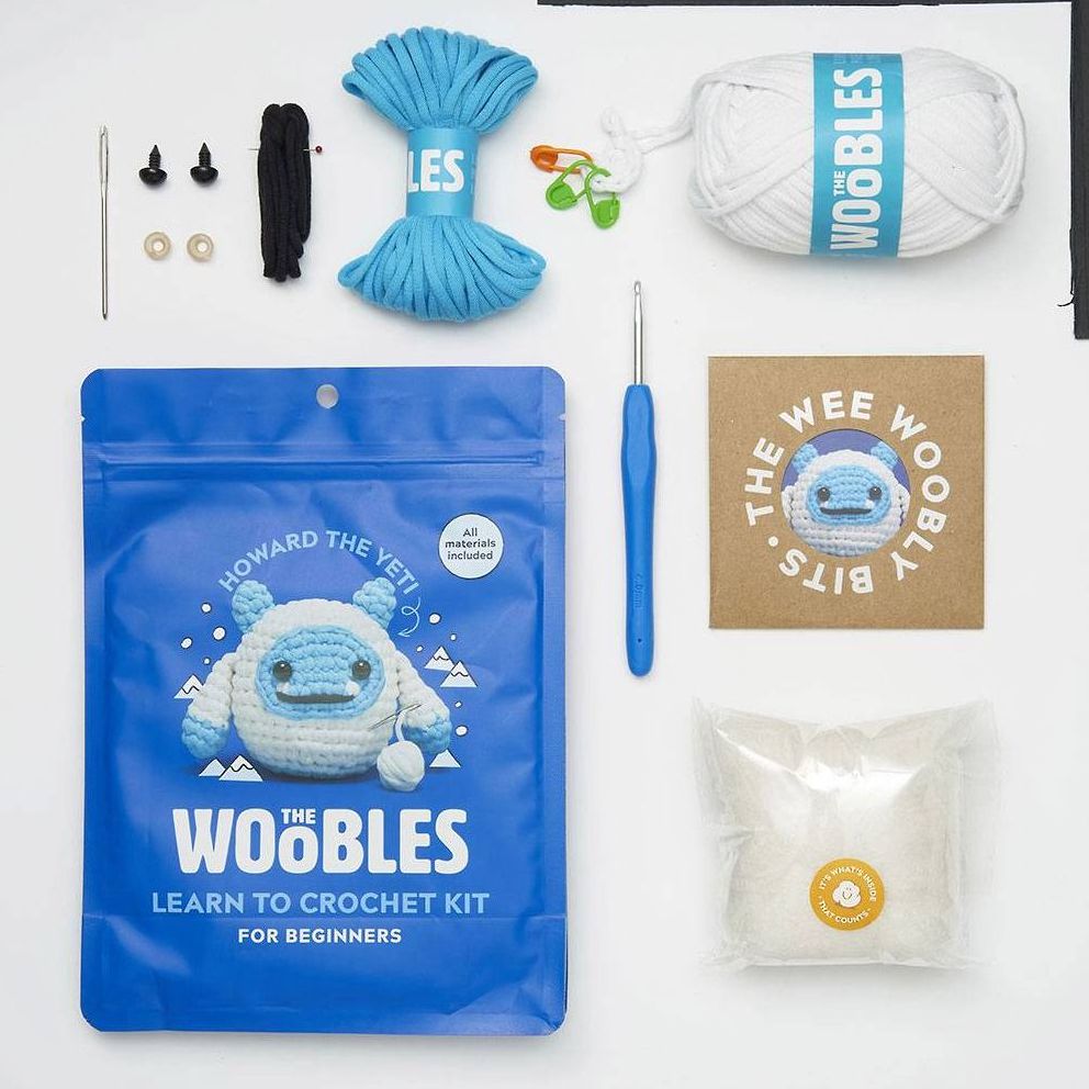 Howard the Yeti. The Woobles Beginner Crochet Kit - Image 3