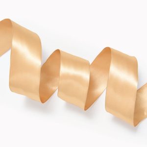 Satin Gold Wired Ribbon 2 10YD