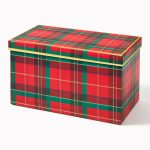 XL Holiday Plaid Gift Box