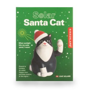 Solar Santa Cat