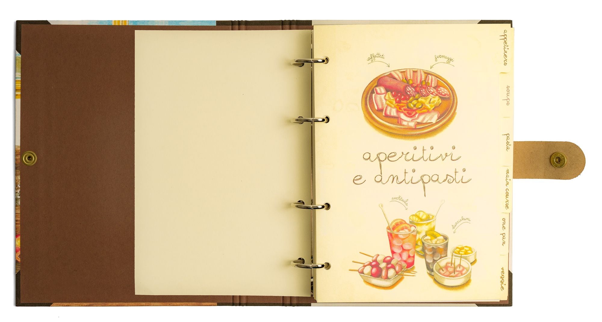 Vintage Italian Countryside Recipe Journal - Image 3