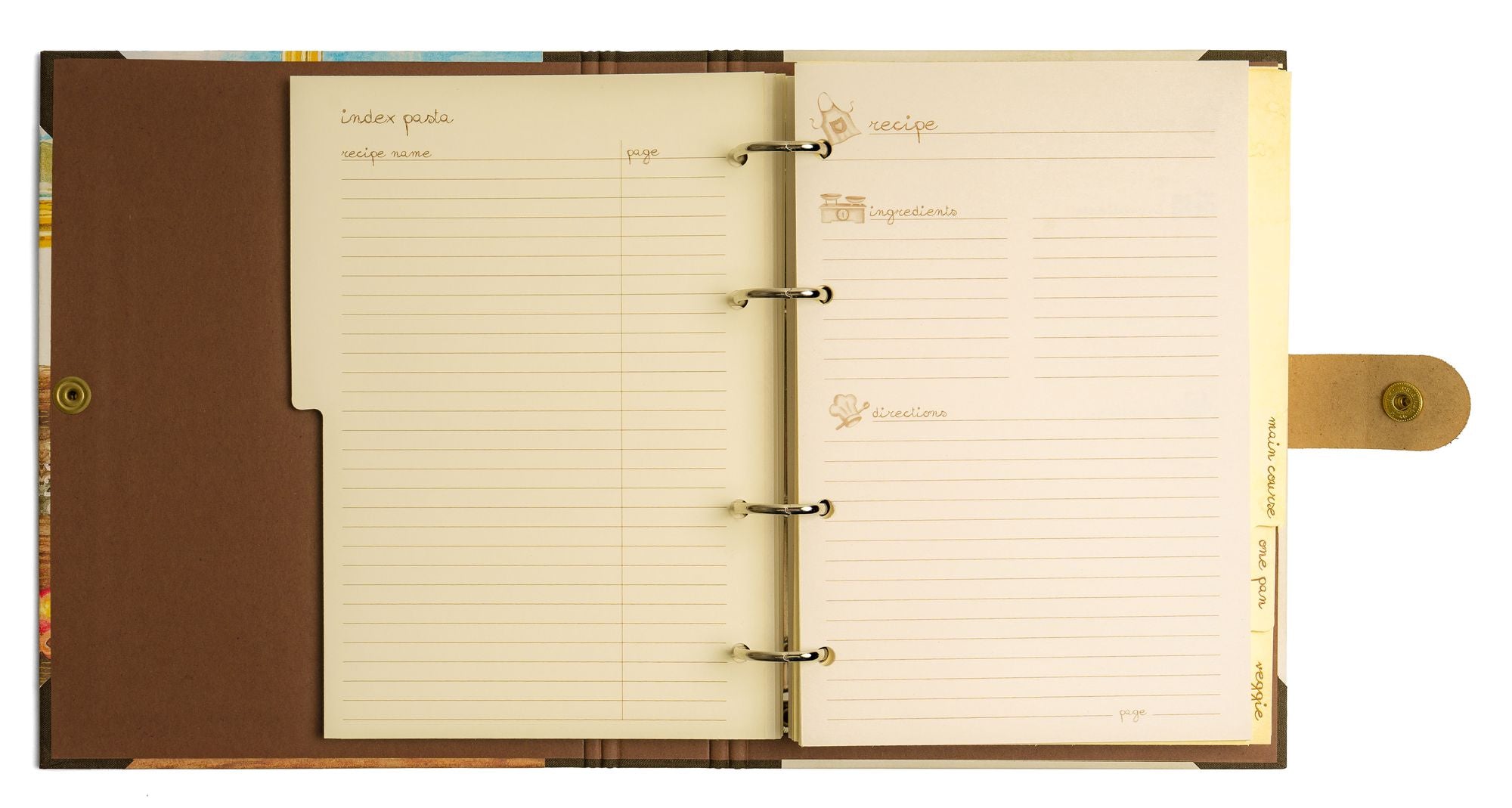 Vintage Italian Countryside Recipe Journal - Image 4