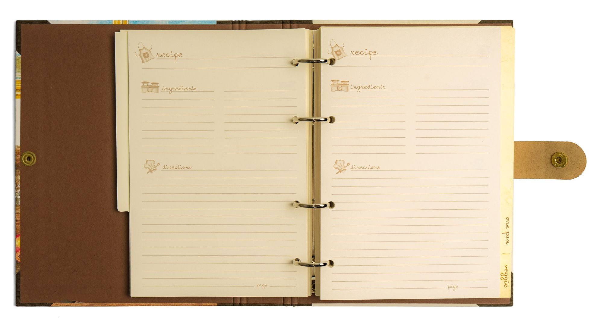 Vintage Italian Countryside Recipe Journal - Image 6