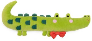 Les Toupitis Crocodile Plush Toy Rattle