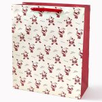 Newsprint Santa XL Gift Bag