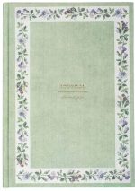 Floral Border Hardcover Book Cloth Journal
